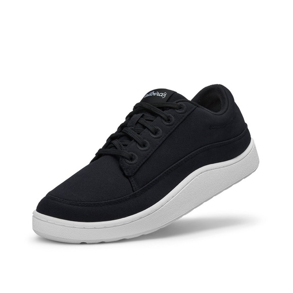 Allbirds Canvas Pacers Natural Black Blizzard Sneakers - Picture 1 of 11